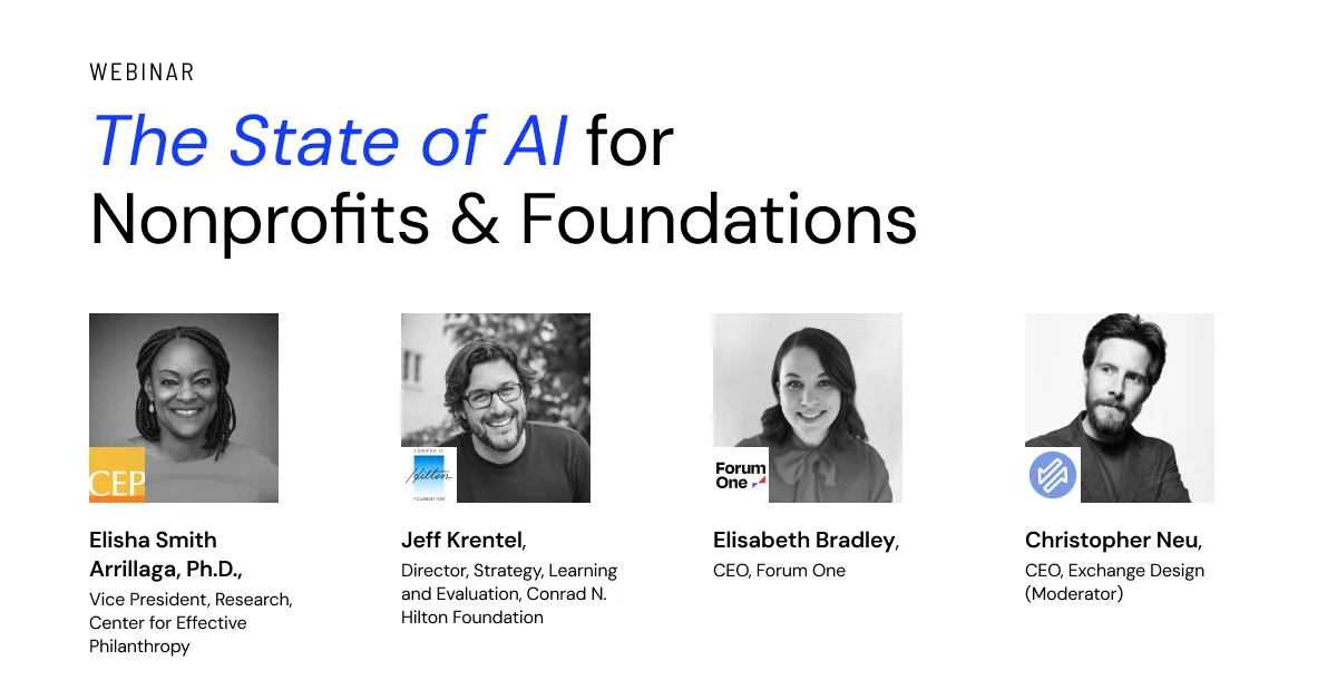 The State of AI for Nonprofits Foundations Landscape White