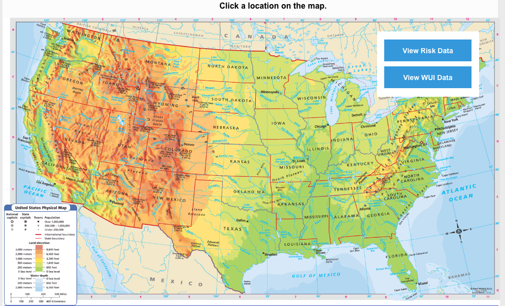 Map of USA