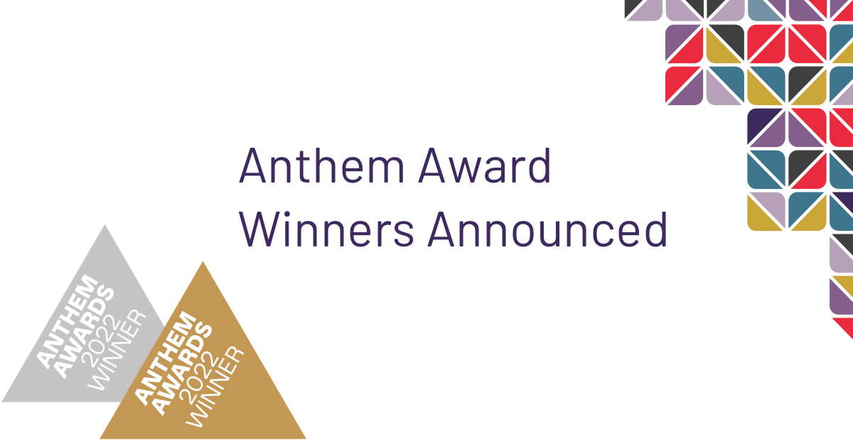 Anthem Award Winners Announced Forum One
