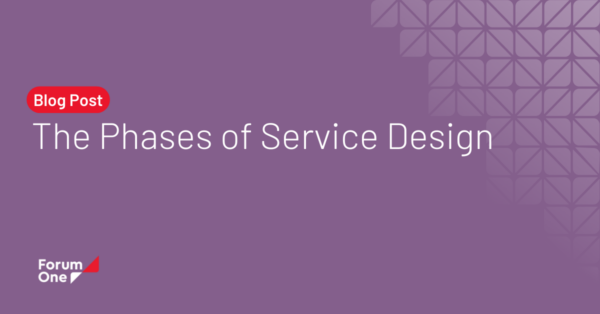 Blog post: The phases of service design.
